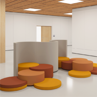 ruheinseln_im_raum Polsterelemente mit Rückwänden als Ruheinseln